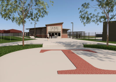TERRY HIGH SCHOOL:  ENTRY PLAZA